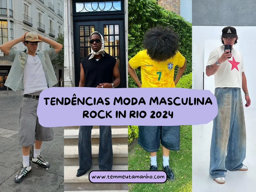 tendencias moda masculina rock in rio 2024